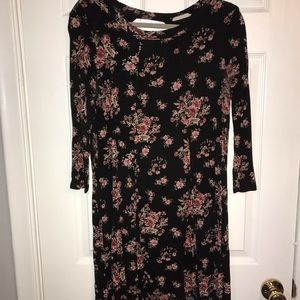 LUSH Floral Long Sleeve Dress